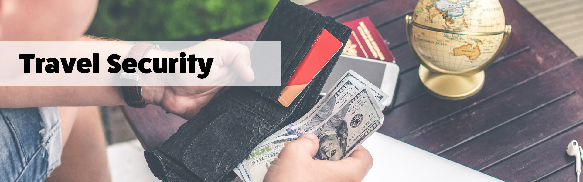 Travel Wallet Keeps Money Cards Passport Safe.